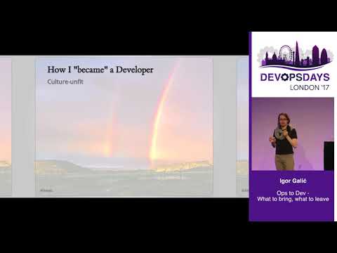 Igor Galić - Ops to Dev - What to bring, what to leave