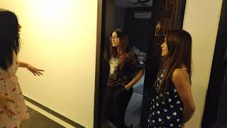 Real comedy masti of Nisha Guragain, Shalvi Chauhan, Akriti Aggarwal during song shoot || Funkypoint video