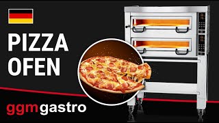 Four à pizza électrique Power – 4 x 34 cm – Digital – incl. hotte