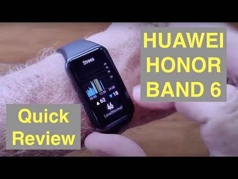 HUAWEI Honor Band 6 IP68 5ATM Waterproof Advanced Fitness Bracelet: One Minute Review
