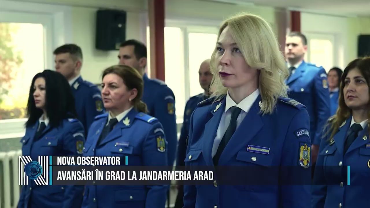 Avansări în grad la Jandarmeria Arad
