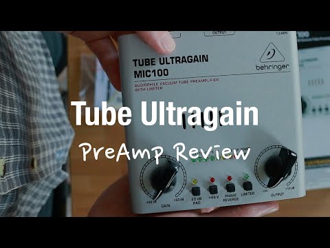 Обзор микрофонного предусилителя Behringer MIC100