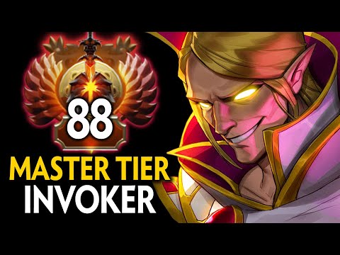 MASTER TIER INVOKER RANK 88 vs IO MID | BEAUTIFUL GAME WITH RAMPAGE | Dota 2 Invoker