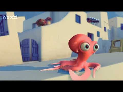 New animated cartoon | star fish VS driver #woofzi #kids