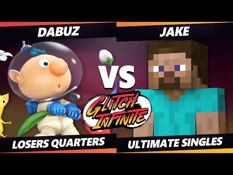 Glitch Infinite Losers Quarters - Dabuz (Olimar) Vs. Jake (Steve) - SSBU Ultimate Tournament