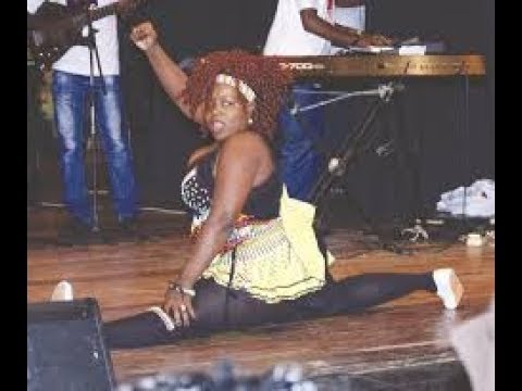 Sandra Ndebele Entertaining Youths