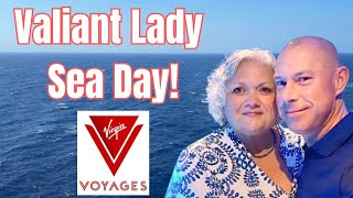 Virgin Valiant Lady Sea Day 2025!