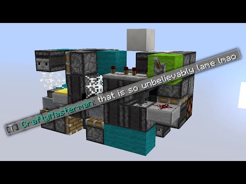 ReversedGravity - The Most Underwhelming Door in Minecraft +Tutorial [Crafty's TeamSeas Redstone Challenge]