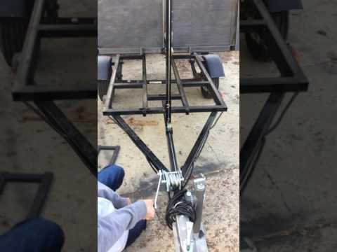 4'x6' mini dumper lowering