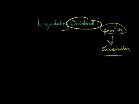 Liquidating Dividend