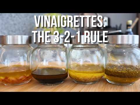 How to Make the Perfect Salad Dressing | The 3, 2, 1 formula