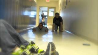 preview picture of video 'Doing The Worm in the School Hall Way (:'