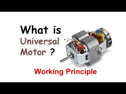 Working and applications of universal motor