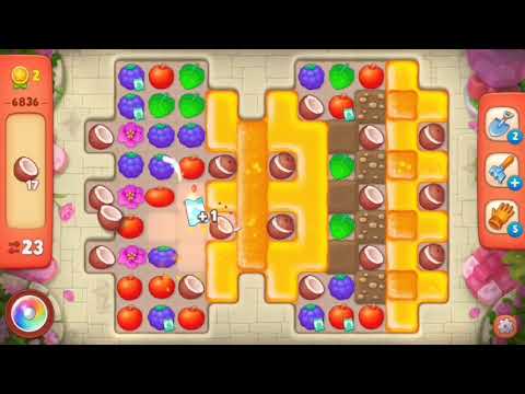 Прохождение игры Gardenscapes: level 6836