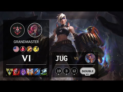 Vi Jungle vs Lillia - NA Grandmaster Patch 10.20