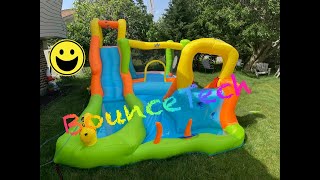 Bounce Tech Inflatable Water Slide 7 in 1 Giant Bounce House