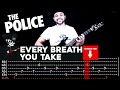 【THE POLICE】[ Every Breath You Take ] cover by Masuka | LESSON | GUITAR TAB