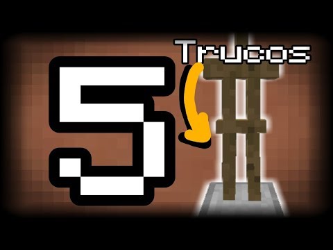 TOP 5 TRUCOS CON EL ARMOR STAND EN MINECRAFT PE