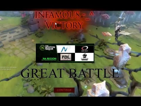 Dota 2 The Boston Major| Great battle |   FDL vs Infamous