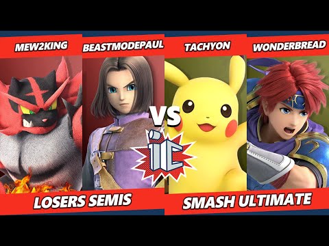 InfinityCON 2022 Losers Semis - Mew2king & BeastModePaul Vs. Tachyon & Wonderbread - SSBU Ultimate