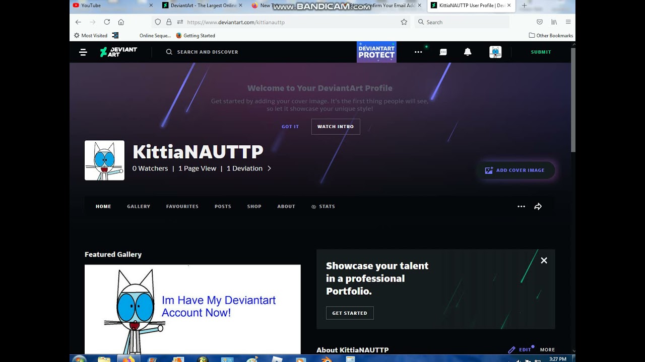 Im Have Deviantart Account Now