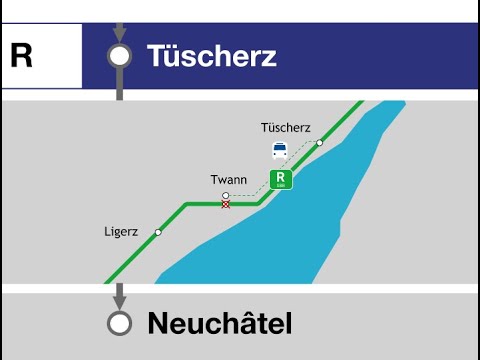 annonces CFF/SBB Ansagen » R Biel/Bienne — Neuchâtel | Travaux à Twann | SLBahnen