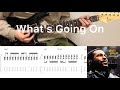 Marvin Gaye What S Going On Guitar Cover With Tabs Chords