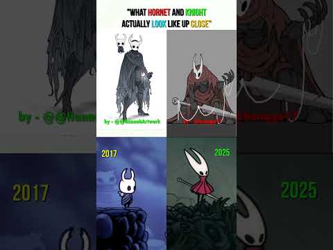 "What Hornet And Knight Actually Look Like Up Close" - Silksong