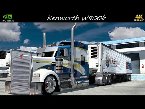 *Kenworth W900b* Toys Hauled Burns to Bend *JBX2/TAA Addon* ATS 4K 1.53
