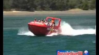 preview picture of video 'Wildest ride via Jet Boat Extreme Gold Coast Australia'