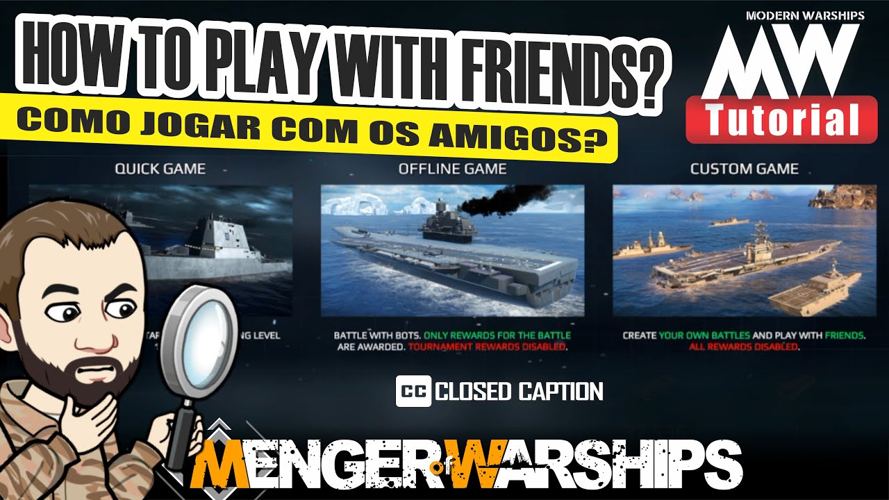 Como jogar com os amigos | MODERN WARSHIPS