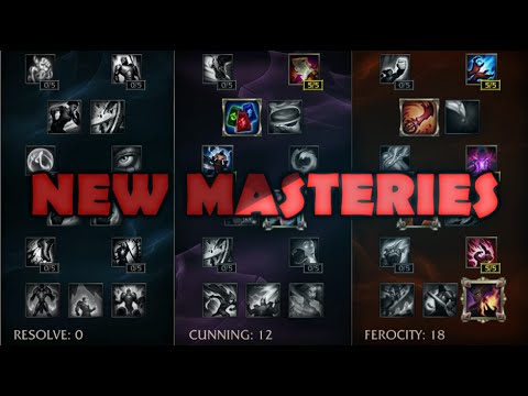 NEW MASTERIES & Keystone Explained - League of Legends (PreSeason 6)