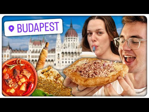 ALL THE FOOD in BUDAPEST 🇭🇺 This is what langos, goulash and other dishes taste like.