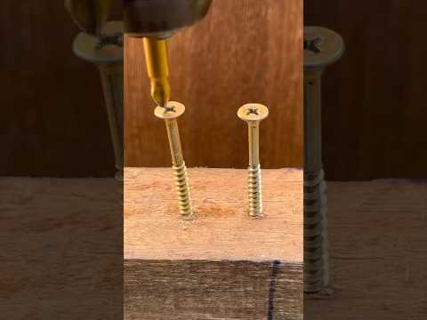 Técnica incrível para parafusar 😱👏🏻 #dicas #madeira #parafusos #diy #tools #dicas