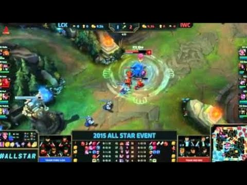 ICE Kira Outplay Fire Faker | LCK vs IWC  | All Star Los Angeles 2015