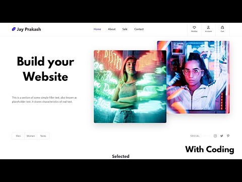 I Built a Website in 10 Minutes using HTML & CSS | How to Make a Website in 10 mins | website design