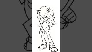 First Look Of Sonic Movie 3 Coloring Pages! #sonic #coloring #sonicthehedgehog