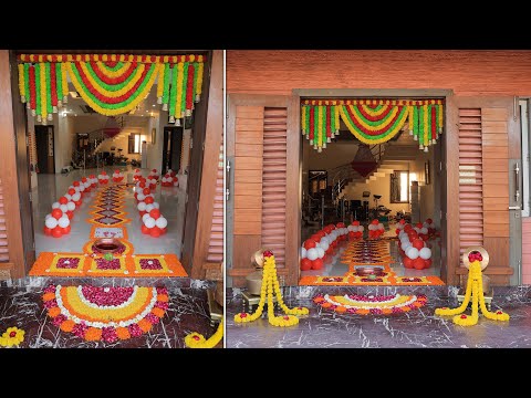 😍Tremendous Kanku Pagala😍..!! Newly Bridal Welcome Ceremony Decoration