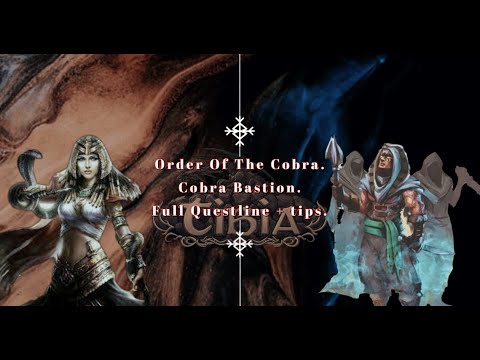 Tibia 2021 - Order Of the Cobra (Cobra Bastion access) For Scarlett Etzel - Complete Quest-line.