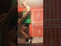 Working on a posing routine..