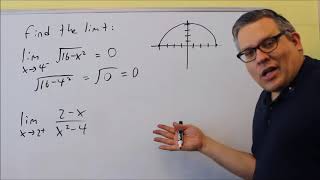 Finding One-Sided Limits Algebraically