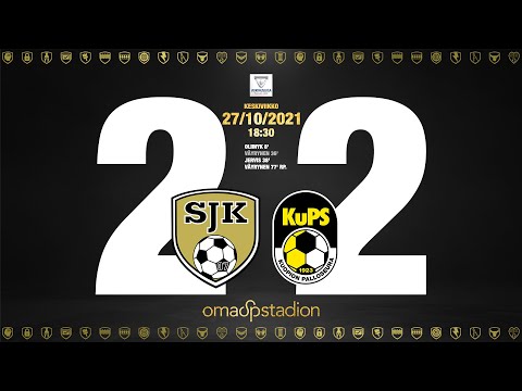 Ruudun ottelukooste: SJK–KuPS 27.10.2021