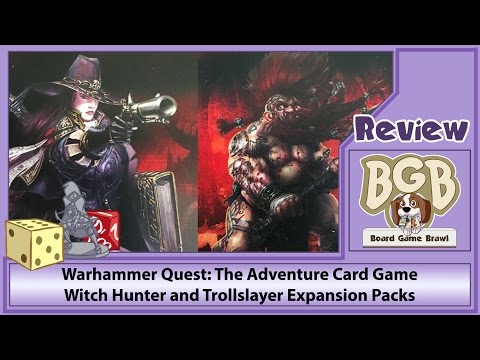 Board Game Brawl Reviews - Warhammer Quest: The Adventure Card Game – Witch Hunter and Trollslayer Expansion Packs
