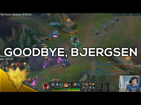 Bjergsen & Rush - Goodbye, Bjergsen - Korean Duo Queue Funny Moments & Highlights