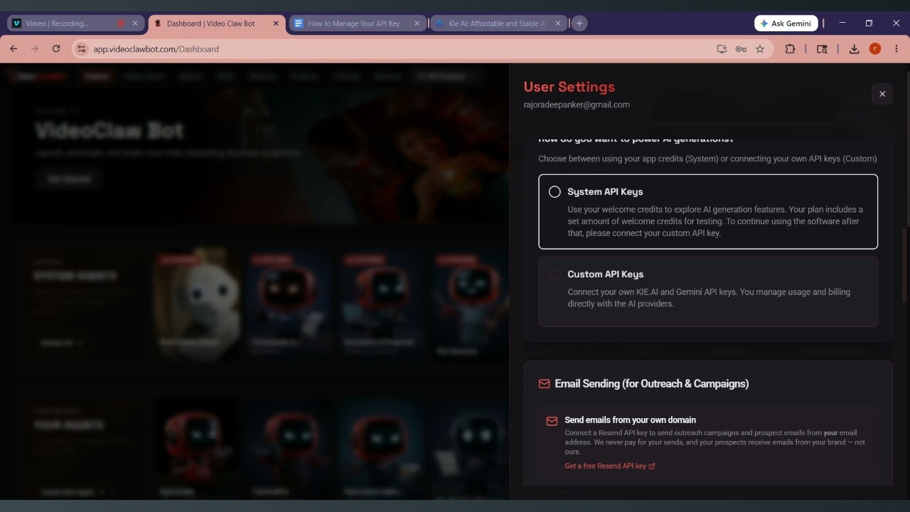 How To Add KIE API Key