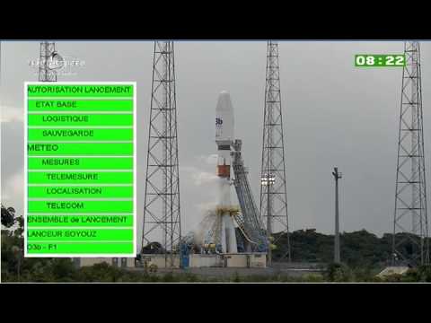 Part 1: Launch Coverage Of A  Soyuz Rocket With Four O3b Spacecraft, From Arianespace