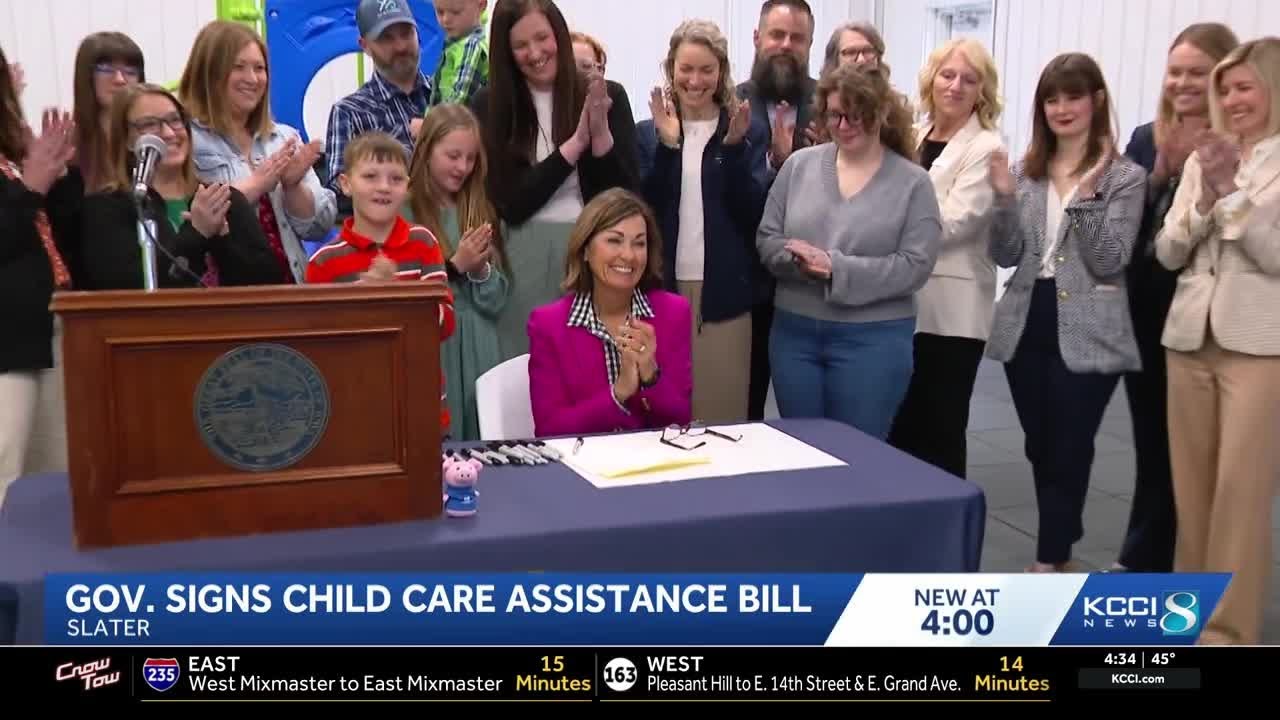 Gov. Reynolds signs Child Care Assistance program into law