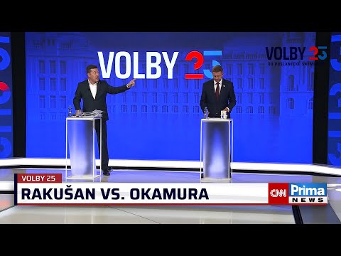 Sledujte velkou předvolební debatu s Rakušanem a Okamurou
