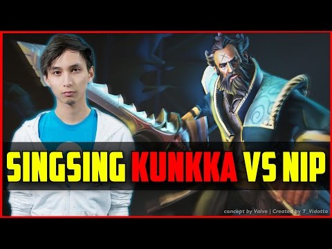 BU.SingSing Kunkka vs NiP @ Dota 2 CL LAN Finals gameplay