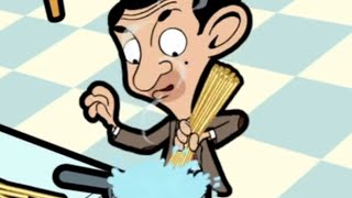 Cooking Spaghetti  Mr Bean Official Cartoon